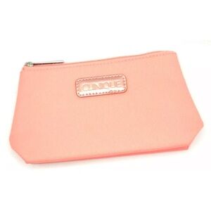 ▪️ 5/$25 CLINIQUE Fully Lined Cosmetic Bag in Peachy-Pink 7” x 4” x 2” NEW